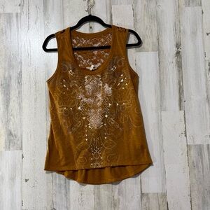 Lace Embroidered Tank Top